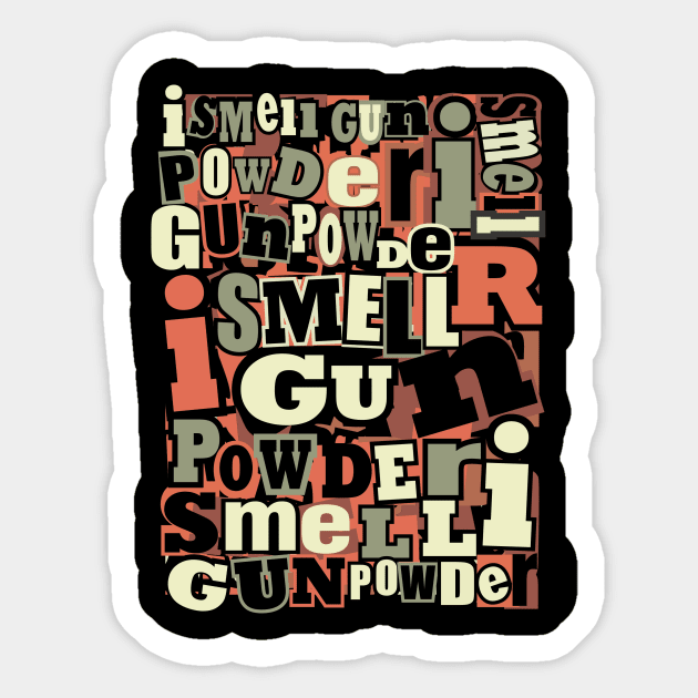 gun powder Sticker by 2 souls